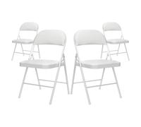THINIA HOME Pack 4 Sillas Plegables Acolchadas