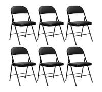 THINIA HOME Pack 6 Sillas Plegables Acolchadas