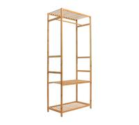 THINIA HOME Perchero con Zapatero en Bambú Canoply 160x68x36cm