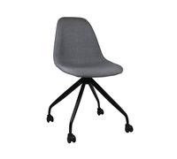 Thinia Home Silla de Escritorio con Ruedas Basic Gris 85,7x46,5x55,5cm Thinia Home