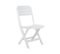 THINIA HOME Silla Plegable Bliss Blanca 52x40x82cm