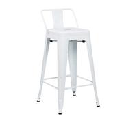 Thinia Home Taburete Alto Industrial Apilable de Acero 41x41x85cm Thinia Home