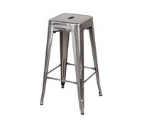 Thinia Home Taburete Medio Industrial Apilable de Acero 43x43x76cm Thinia Home