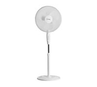 THINIA HOME Ventilador de Pie Blanco 40W | Modelo White Comfort Ø40 cm Oscilante y Ajustable | 3 Velocidades