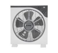 THINIA HOME Ventilador de Suelo con Temporizador Ø30cm y 50W | Ventilador Modelo Terra Box Ventilador Programable de Uso Doméstico con 3 Velocidades | Ventilador Box Fan