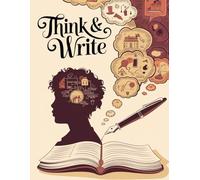 Think and Write Lined Journal Notebook, 8.5" x 11" 160 Pages Paperback Notebook for Work