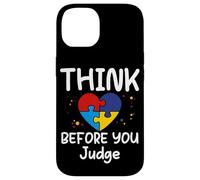 Think Before You Judge - Camiseta Divertida para Mujeres, Hombres y niños Carcasa para iPhone 14