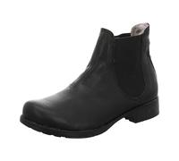 Think! Botines de piel de cordero curtidos sin cromo pensando para mujer, 0000 negro., 41.5 EU