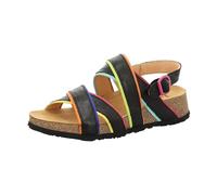 Think! Chanclas de dedo sostenibles Koak para mujer, Negro Combi 0000, 38 EU