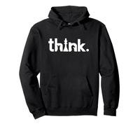 Think Chess Tee - Para jugadores y amantes de ajedrez a juego Sudadera con Capucha