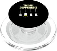 Think Different Lateral Thinking Lights Lamps Bulbs PopSockets PopGrip para MagSafe