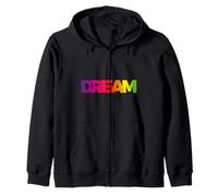 Think & Dream Big, Dream & Keep Dreaming Motivational Quotes Sudadera con Capucha