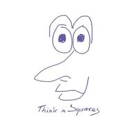 Think in Squares: A Clean Grid Notebook for Creative Notes, Sketches and Ideas