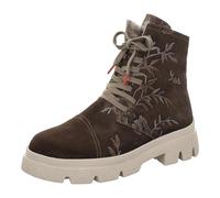 THINK! Kangae Piel de Cordero curtida sin Cromo, Botas para Nieve Mujer, 3000 Bark Combi, 36.5 EU
