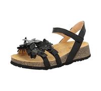Think! KOAK chromfrei gegerbte nachhaltige Slingback, Sandalia Mujer, 0 Negro, 37 EU