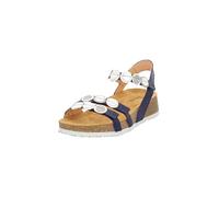 Think! Koak Damen Lederfutter, Sandalia Mujer, Indigo Kombi 8010, 40 EU