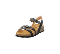 Think! Koak Damen Lederfutter, Sandalia Mujer, Negro Combi 0030, 43 EU