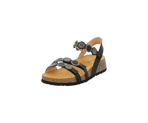 Think! Koak Damen Lederfutter, Sandalia Mujer, Negro Combi 0030, 43 EU