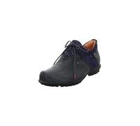 Think! Kong Herren Lederfutter, Derby Hombre, Navy Kombi 8070, 45 EU