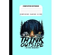 Think Outside - No Box Required: Inspirational College Ruled Notebook for Creative Minds, Students, Writers, and Dreamers | 8.5 x 11 in, 200 Pages: A ... ideas, and journaling with no limits.