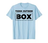 Think Outside The Box Inventor Filósofo Nerd Geek Regalo Camiseta