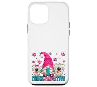 Think Pawsitive Dog Quote For Women Funny Puppy Dog GNOME Carcasa para iPhone 12 Mini