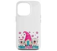 Think Pawsitive Dog Quote For Women Funny Puppy Dog GNOME Carcasa para iPhone 13 Pro