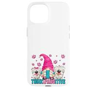 Think Pawsitive Dog Quote For Women Funny Puppy Dog GNOME Carcasa para iPhone 15