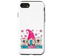 Think Pawsitive Dog Quote For Women Funny Puppy Dog GNOME Carcasa para iPhone SE (2020) / 7/8