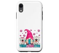 Think Pawsitive Dog Quote For Women Funny Puppy Dog GNOME Carcasa para iPhone XR