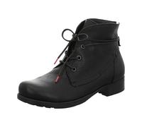 Think! Piensa en ello. Piel de Cordero curtida sin Cromo, Botas Cortas al Tobillo Mujer, 0010 Negro, 36 EU