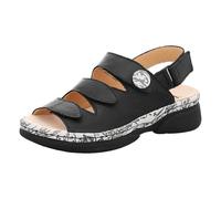 Think! Plantilla Intercambiable sostenible Cambio, Sandalia Mujer, Negro Combi 0050, 36 EU