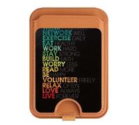 Think Positive Words - Soporte magnético para tarjetas para iPhone 16, 15, 14, 13 Pro Max, multicolor