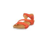 Think! Sandalia sostenible sin cromo para mujer Dumia curtida, Scarlet 5120, 43 EU