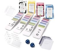 Think Tank Scholar 681 matemáticas Suma, resta, multiplicación y división Flash Cards | Bundle Kit con Sistemas de la Caja Completa| lo Mejor para los niños de Kinder, 1º, 2º, 3º, 4º, 5º y 6º