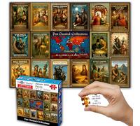 Think2Master Colorido Post Classical Civilization - Rompecabezas de 1000 piezas de gran formato: niños mayores de 12 años, adolescentes, adultos y familias. Gran regalo con cronología histórica y mapa