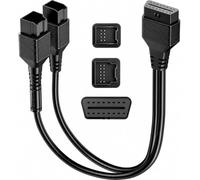 thinkcar Adaptador 12+8 Pines a OBD2 para Chrysler | Cable de Bypass de Puerta de Seguridad SGW para Vehículos FCA, Compatible con Todos los Escáneres OBD2