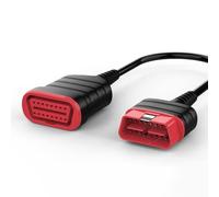 thinkcar Cable de Extensión OBD2 Universal 16 Pines | Adaptador Convertidor de Diagnóstico OBDII Plano de Perfil Ultrabajo para Escáneres y Lectores de Códigos de Vehículo