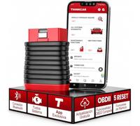 thinkcar THINKDIAG BD6 OBD2 Diagnosis con Todos Sistema | Herramienta de diagnóstico para iOS y Android, 5+ Reinicios en Caliente