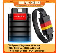 THINKCAR THINKDIAG Codificación de ECU Prueba activa Herramientas de diagnóstico de automóviles Automóvil Escáner OBD2 Herramientas Lector de códigos Actualización gratuita durante 1 año PK EDIAG TYPE