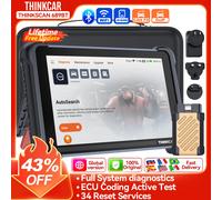 THINKCAR THINKSCAN 689BT CANFD DOIP OBD2 herramienta de diagnóstico 34 reinicio escáner de coche sistema completo codificación ECU escaneo de Control bidireccional THINKSCAN 689BT