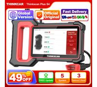 THINKCAR-THINKSCAN PLUS S4 S7 ABS SRS ECM System herramientas de diagnóstico de coche OBD2, escáner automático OBD 2, lector de código Coder, actualización gratuita THINKSCAN PLUS S7