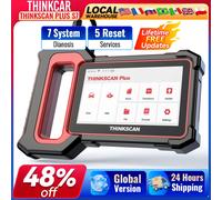 THINKCAR Thinkscan Plus S5 /S4/S6 /S7 OBD2 herramienta de diagnóstico comprobar motor ABS SRS TCM sistema diagnosticar obd 2 lector de código automático escáner actualización gratuita de por vida THIN