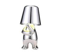 Thinker Lamp, Touch Control Table Lamp, Creative Little Gold Man Thinker Statue Led Desk Lamp, Decoration Gift