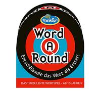 ThinkFun - 76307 - Word-a-Round - El Juego de búsqueda de Palabras; descifra la Palabra Primero! Un Juego de búsqueda para 2-4 Jugadores a Partir de 10 años
