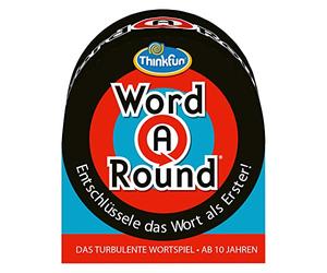 ThinkFun - 76307 - WordAround: el Juego de búsqueda de Palabras. ¡Sé el Primero en descifrar la Palabra! Un Juego de Objetos Ocultos para 2 a 4 Jugadores de 10 años o más.