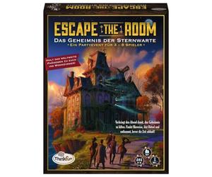 ThinkFun - 76313 - Escape The Room: Mystery of The Observatory. ¡Resuelve los Rompecabezas y Ven al observatorio! ¡Un Juego de Escape Principiantes! Amarillo
