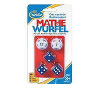 ThinkFun - 76317 Dados matemáticos: Mejora tu puntuación en matemáticas de una Manera Divertida.
