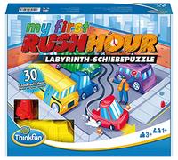 ThinkFun 76443 My First Rush Hour - Juego de congestión para niños a Partir de 3 años, Juego lógico para 1 Jugador, con tareas para Principiantes y Expertos