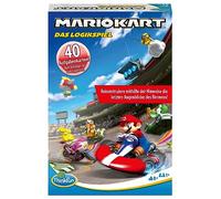 ThinkFun - 76536 Mariokart El Juego de lógica - El Juego de combinación y deducción de Ritmo rápido, ¡descubre quién GANA la Carrera por la lógica!